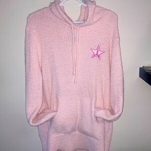 Jeffree Star Pink Sherpa hoodie